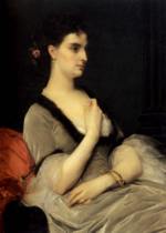 Alexandre Cabanel - paintings - Portrait of Countess E. A. Vorontsova Dashkova