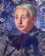 Theo van Rysselberghe  - Bilder Gemälde - Portrait of Madame Monnon, the Artist's Mother-in-Law