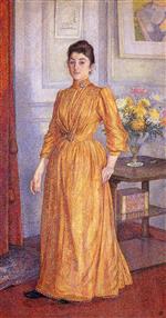 Theo van Rysselberghe  - Bilder Gemälde - Portrait of Madame V.R.