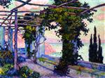 Theo van Rysselberghe  - Bilder Gemälde - Terrace of Hotel Palumbo at Ravello