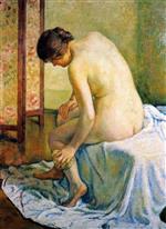 Theo van Rysselberghe  - Bilder Gemälde - The Bather