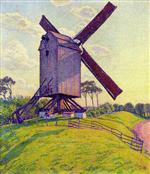 Theo van Rysselberghe  - Bilder Gemälde - The Mill at Kelf