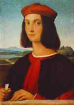 Raphael - paintings - Portrait von Pietro Bembo