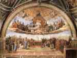 Raffael - paintings - Triumph der Religion