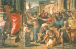 Raphael - paintings - Das Opfer von Lystra