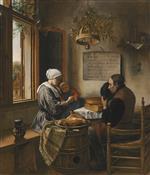 Jan Havicksz Steen  - Bilder Gemälde - Prayer Before the Meal