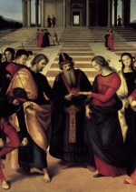Raffael  - paintings - Die Vermaehlung Marias