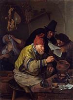 Jan Havicksz Steen  - Bilder Gemälde - The Village Alchemist
