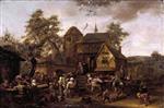 Jan Havicksz Steen  - Bilder Gemälde - Village Festival