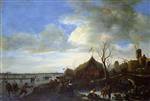 Jan Havicksz Steen  - Bilder Gemälde - Winter Scene