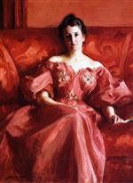 Alfred Stevens  - Bilder Gemälde - Portrait of Mrs. Howe