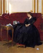 Alfred Stevens  - Bilder Gemälde - Widow