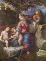 Raffael  - Peintures - Sainte Famille sous le chêne