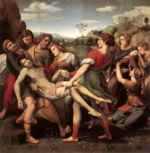 Raphael  - paintings - Kreuzabnahme