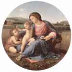Raphael  - paintings - Madonna Alba