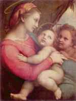 Raphael  - paintings - Madonna della tenda