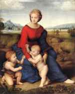 Raphael  - paintings - Madonna im Gruenen