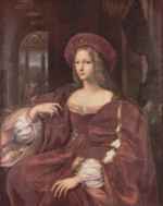 Raphael  - paintings - Portraet der Johanna von Aragon
