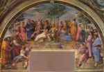 Raphael  - paintings - stanza della segnatura (Der Parnass)