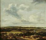 Jacob Isaackszoon van Ruisdael  - Bilder Gemälde - Landscape with Dunes near Haarlem