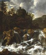 Bild:Landscape with Waterfall