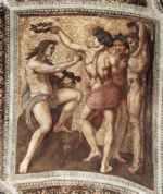 Raphael  - paintings - stanza della segnatura Apollo und Mars