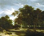 Jacob Isaackszoon van Ruisdael  - Bilder Gemälde - The Great Forest