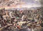 Raphaël  - Peintures - La bataille au pont Milvius