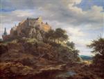 Jacob Isaackszoon van Ruisdael  - Bilder Gemälde - View of Bentheim Castle
