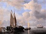 Willem van de Velde - Bilder Gemälde - A Calm Sea