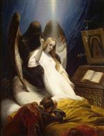 Emile Jean Horace Vernet - Bilder Gemälde - Angel of Death