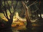 Emile Jean Horace Vernet - Bilder Gemälde - Departure for the Hunt in the Pontine Marshes