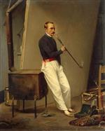 Emile Jean Horace Vernet  - Bilder Gemälde - Self Portrait