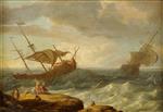 Claude Joseph Vernet  - Bilder Gemälde - Shipwreck off the coast