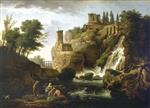 Claude Joseph Vernet  - Bilder Gemälde - The Falls of Tivoli