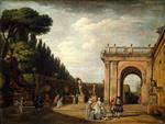 Claude Joseph Vernet  - Bilder Gemälde - The Gardens of the Villa Ludovisi