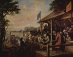 William Hogarth - paintings - Die Wahl