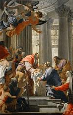 Simon Vouet - Bilder Gemälde - Presentation in the Temple