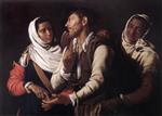 Simon Vouet  - Bilder Gemälde - The Fortune Teller