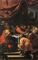 Simon Vouet  - Bilder Gemälde - The Last Supper