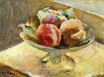 Edouard Vuillard - Bilder Gemälde - A Bowl of Peaches