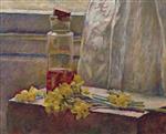Edouard Vuillard  - Bilder Gemälde - Bottle with Flowers