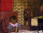 Edouard Vuillard  - Bilder Gemälde - Child at the Table