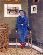 Edouard Vuillard  - Bilder Gemälde - Félix Vallotton in His Studio