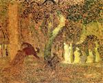 Edouard Vuillard  - Bilder Gemälde - In the Bois de Boulogne