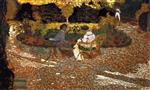 Edouard Vuillard  - Bilder Gemälde - In the Garden