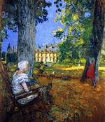 Edouard Vuillard  - Bilder Gemälde - In the Park at the Château des Clayes