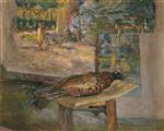 Edouard Vuillard  - Bilder Gemälde - Interior with Paintings and a Pheasant