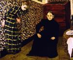 Edouard Vuillard  - Bilder Gemälde - Interior, Mother and Sister of the Artist