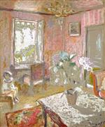 Edouard Vuillard  - Bilder Gemälde - La chambre rose (The Pink Bedroom)